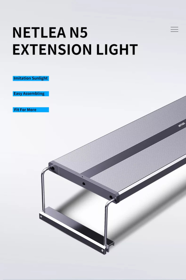 Đèn Led thủy sinh NETLEA N5 SERIES EXTENSION LIGHT 60cm 90cm - Ylang ...