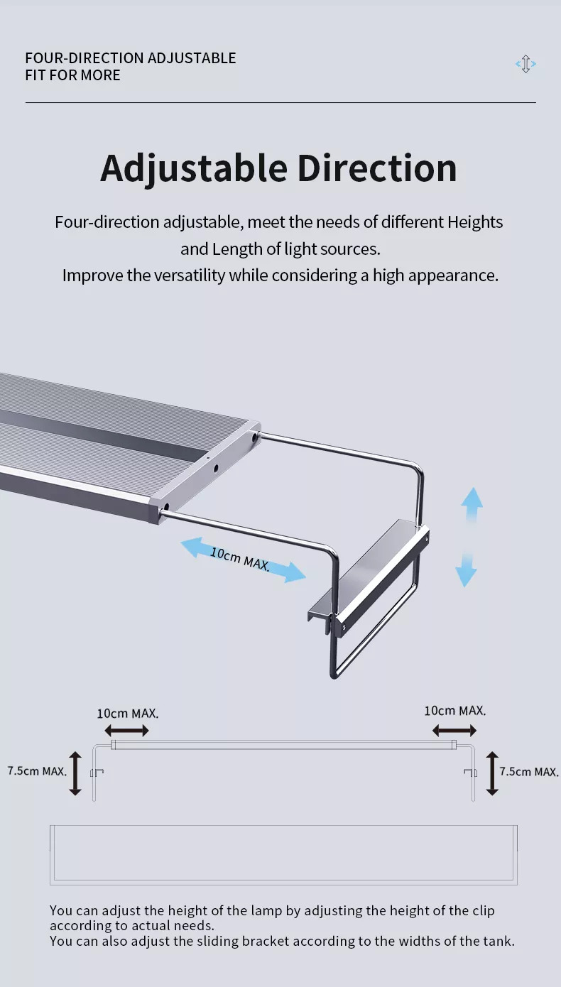 Đèn Led thủy sinh NETLEA N5 SERIES EXTENSION LIGHT 60cm 90cm