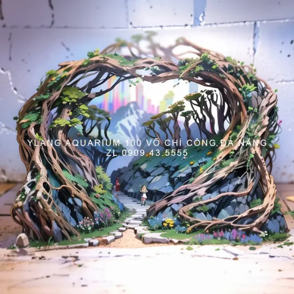 Layout rừng vòm L0045 - Ylang Aquarium & Coffee - Thủy sinh Đà Nẵng